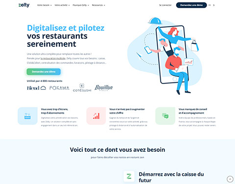 Capture du site Zelty