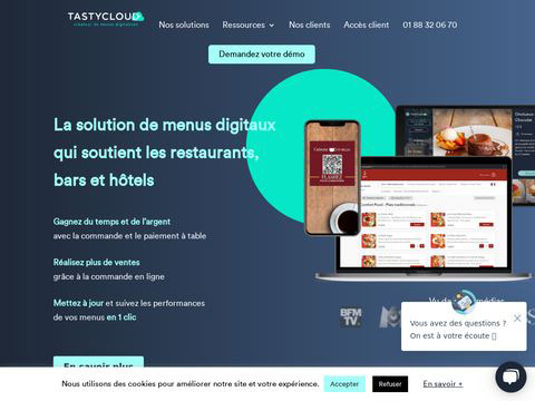 Capture du site Tastycloud